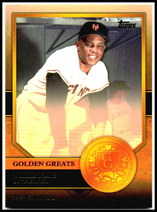 2012 Topps Golden Greats #GG-12 Willie Mays New York Giants