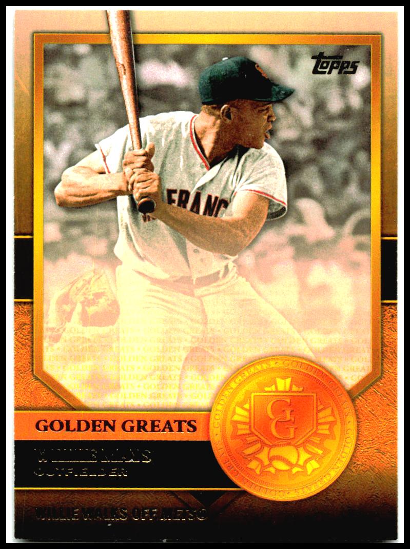 2012 Topps Golden Greats #GG-14 Willie Mays San Francisco Giants