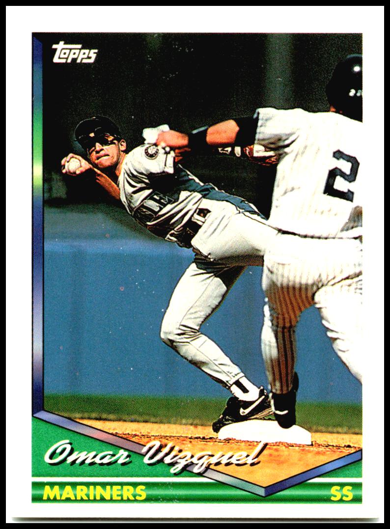 1994 Topps #593 Omar Vizquel Seattle Mariners