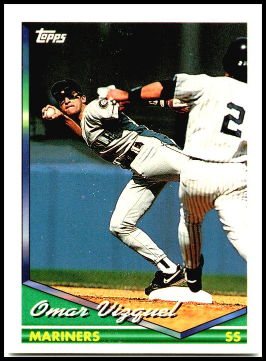 1994 Topps #593 Omar Vizquel Seattle Mariners