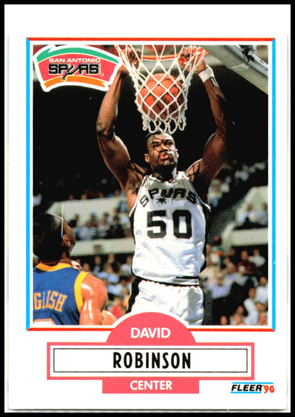 1990-91 Fleer #172 David Robinson San Antonio Spurs