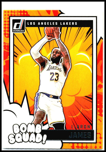 2024-25 Donruss Bomb Squad #7 LeBron James Los Angeles Lakers