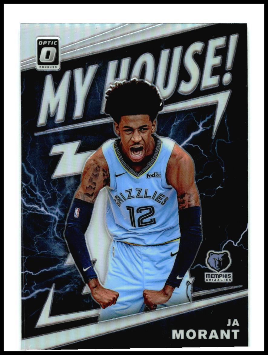 2019-20 Donruss Optic My House! Holo #7 Ja Morant Memphis Grizzlies