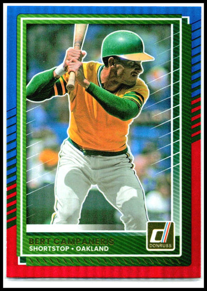 2025 Donruss Red and Blue #42 Bert Campaneris Oakland Athletics