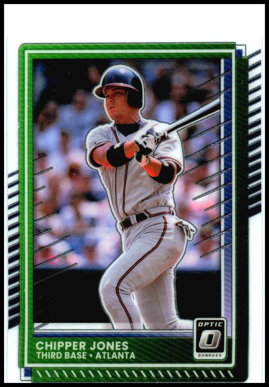 2025 Donruss - Optic #92 Chipper Jones Atlanta Braves