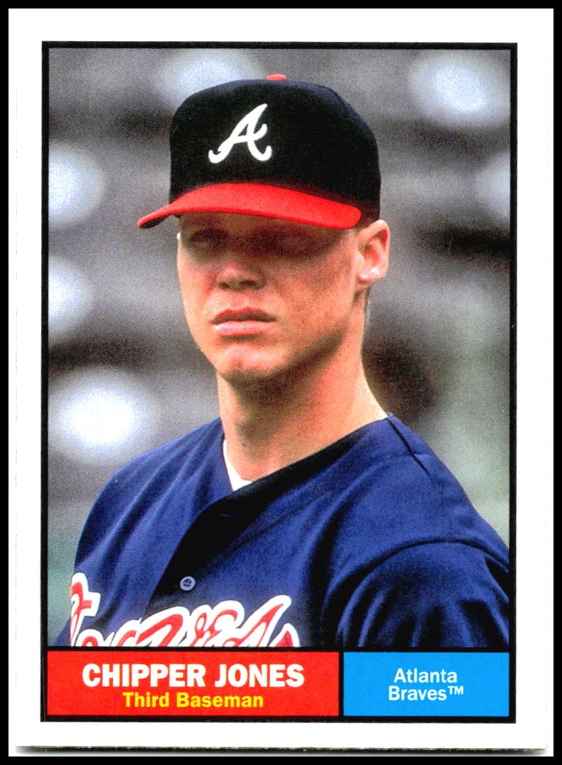 2024 Topps Archives #71 Chipper Jones Atlanta Braves