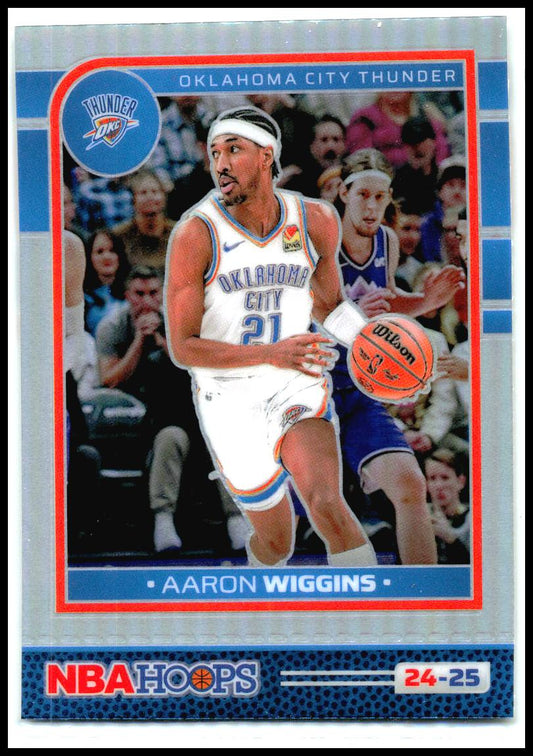 2024-25 Hoops Premium #192 Aaron Wiggins Oklahoma City Thunder