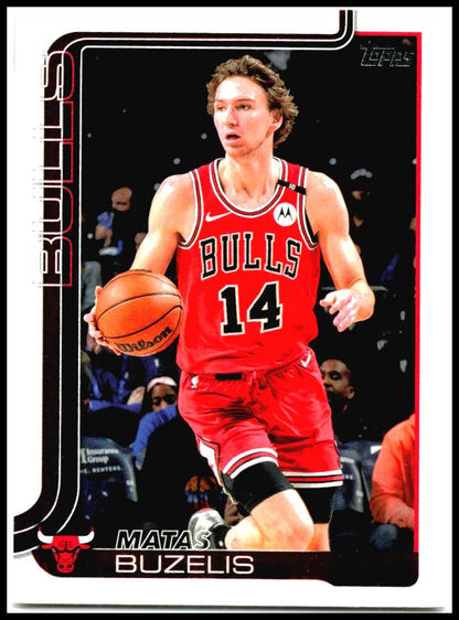 2025-26 Topps #37 Matas Buzelis Chicago Bulls