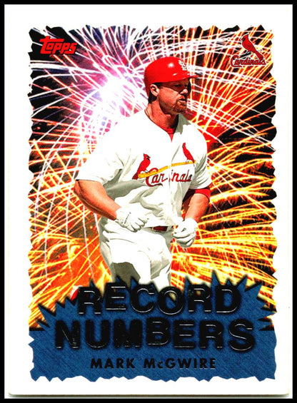 1999 Topps Record Numbers #RN10 Mark McGwire St. Louis Cardinals