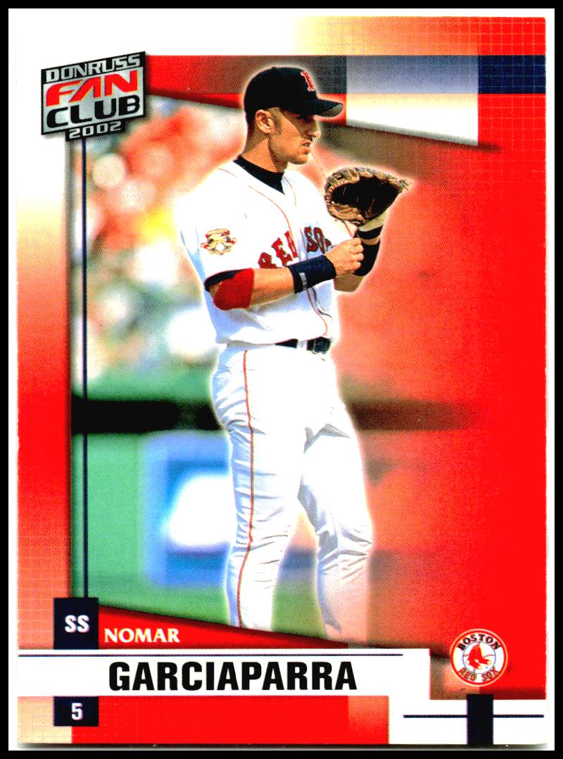 2002 Donruss Fan Club #110 Nomar Garciaparra Boston Red Sox