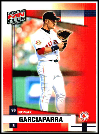 2002 Donruss Fan Club #110 Nomar Garciaparra Boston Red Sox