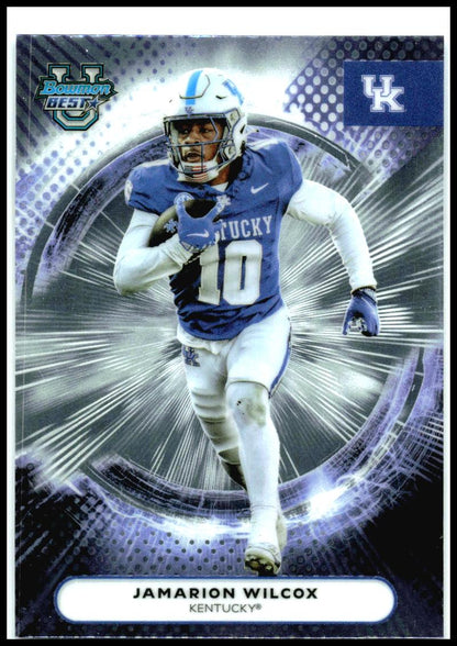 2025 Bowman University Best #40 Jamarion Wilcox Kentucky Wildcats