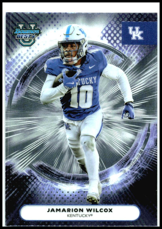 2025 Bowman University Best #40 Jamarion Wilcox Kentucky Wildcats