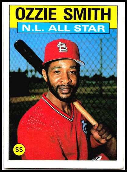 1986 Topps #704 Ozzie Smith St. Louis Cardinals