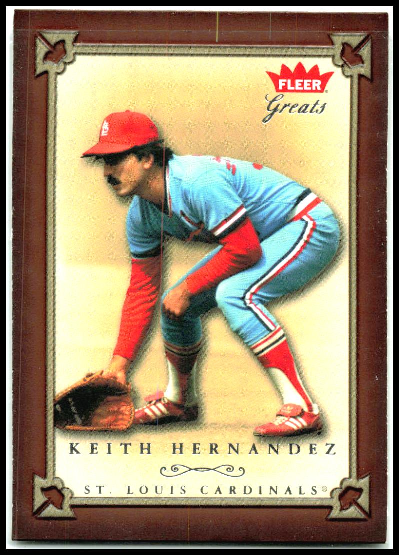2004 Fleer Greats of the Game #140 Keith Hernandez St. Louis Cardinals