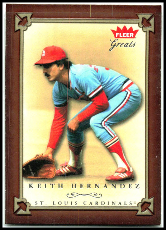 2004 Fleer Greats of the Game #140 Keith Hernandez St. Louis Cardinals
