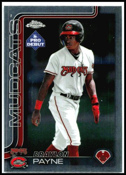 2025 Topps Pro Debut Chrome #PDC-25 Braylon Payne Carolina Mudcats