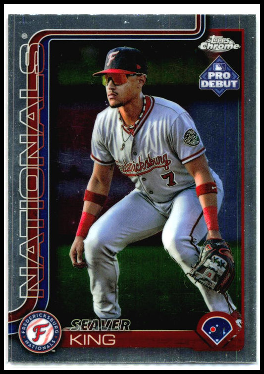 2025 Topps Pro Debut Chrome #PDC-123 Seaver King Fredericksburg Nationals