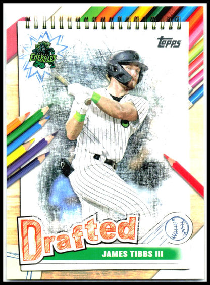2025 Topps Pro Debut Drafted #DF-13 James Tibbs III Eugene Emeralds