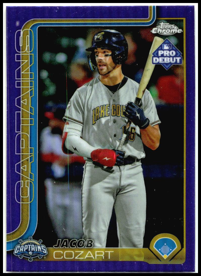 2024 Topps Pro Debut Chrome Purple Refractor /125 #PDC-3 Jacob Cozart Captains