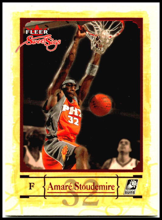 2004-05 Fleer Sweet Sigs #60 Amaré Stoudemire Phoenix Suns