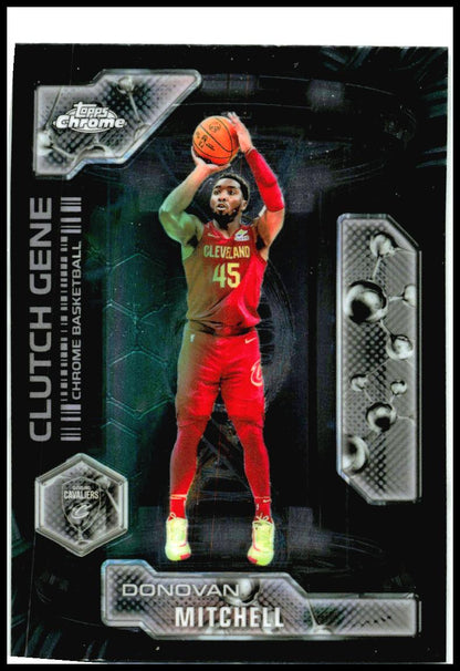 2025-26 Tops Chrome clutch Genne #CG-10 Donovan Mitchell