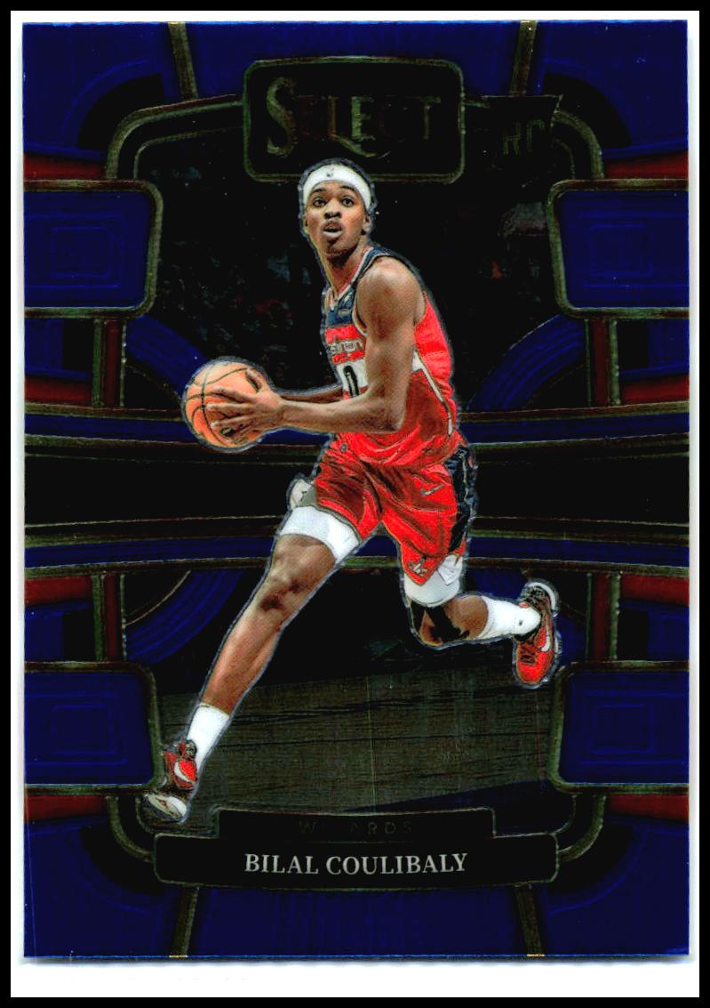 2023-24 Panini Select Bue #97 Bilal Coulibaly Rookie Washington Wizards