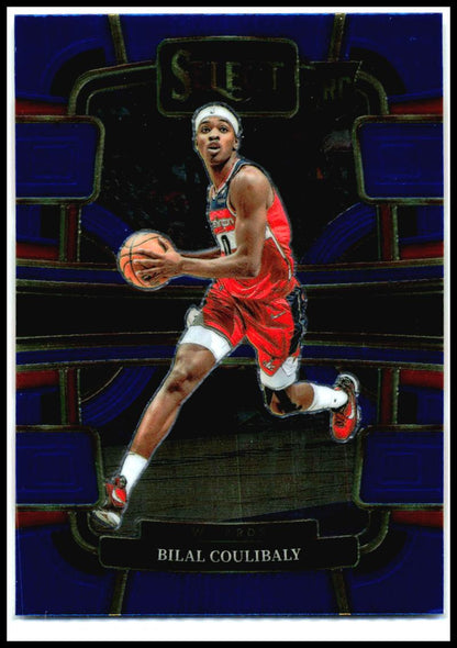 2023-24 Panini Select Bue #97 Bilal Coulibaly Rookie Washington Wizards