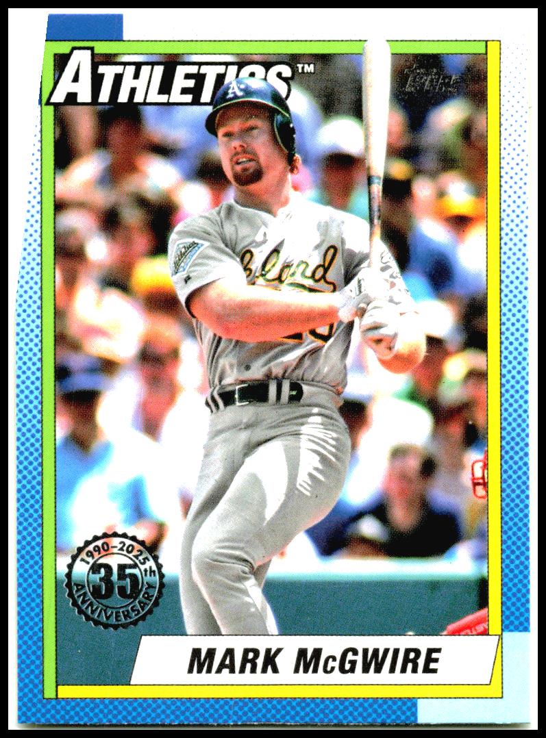 2025 Topps 1990 Topps 35th Anniversary #T90-66 Mark McGwire Athletics