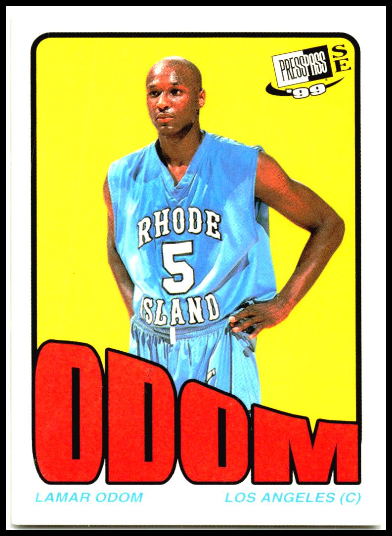 1999 Press Pass SE Old School #4 Lamar Odom Los Angeles Clippers