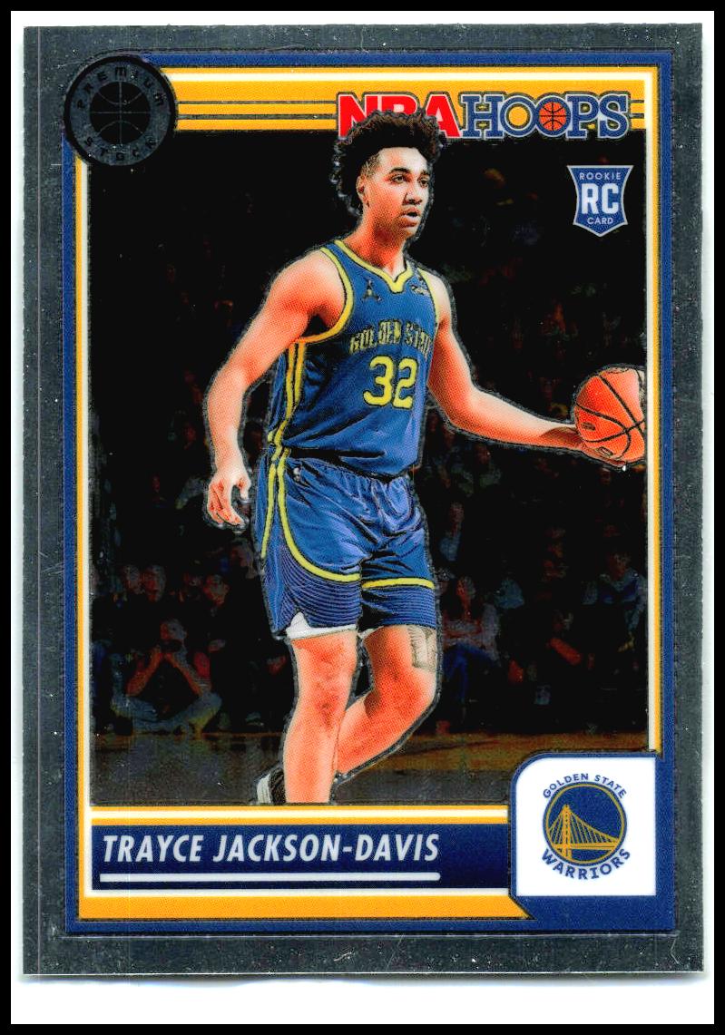2023-24 Hoops Premium Stock #68 Trayce Jackson-Davis Golden State Warriors