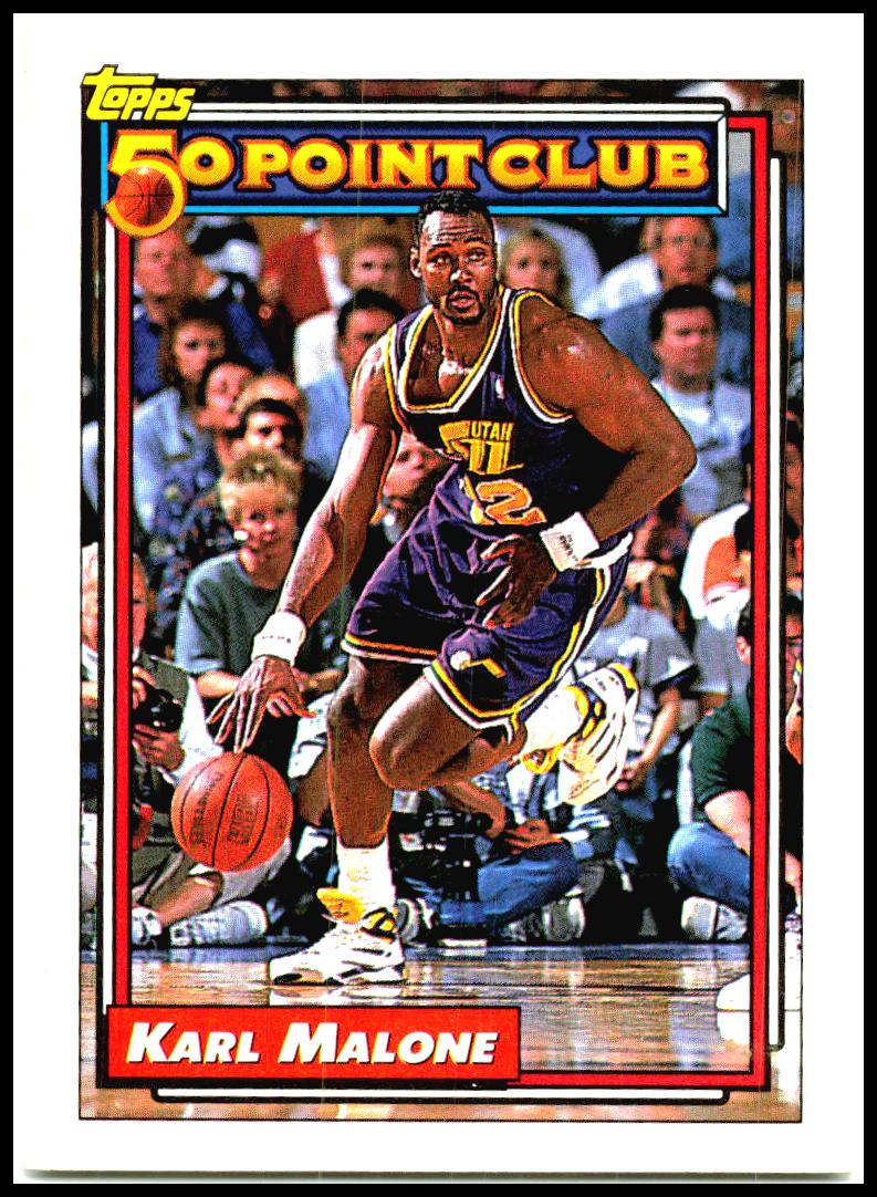 1992-93 Topps #199 Karl Malone Utah Jazz