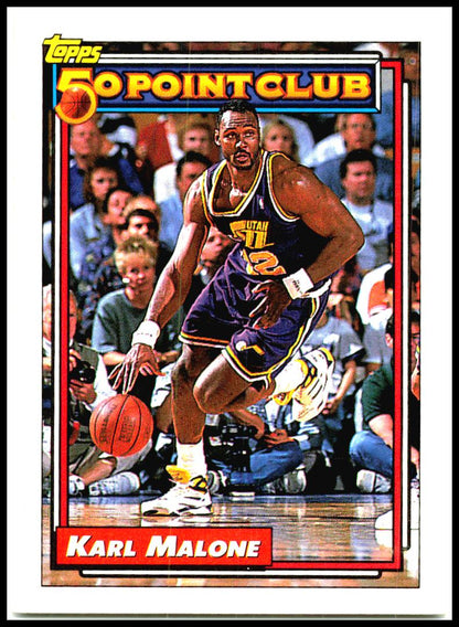 1992-93 Topps #199 Karl Malone Utah Jazz