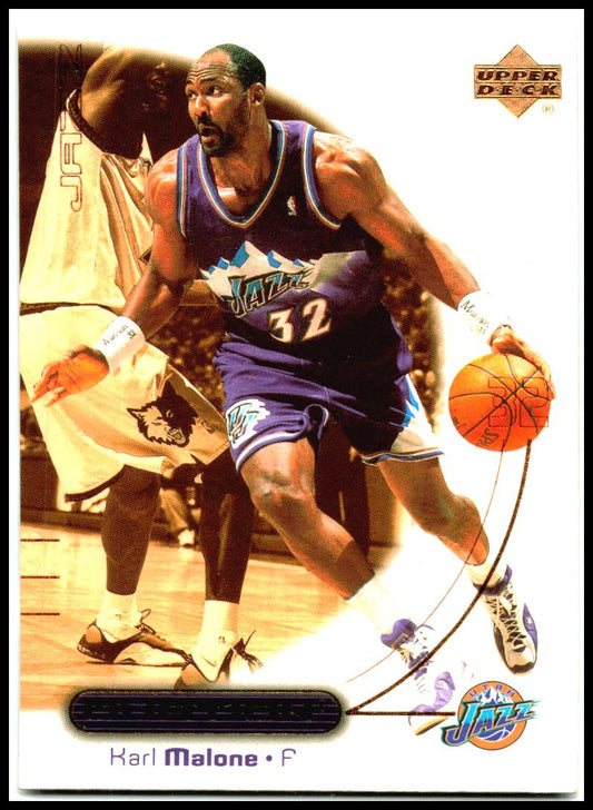 2000-01 Upper Deck Ovation #55 Karl Malone Utah Jazz