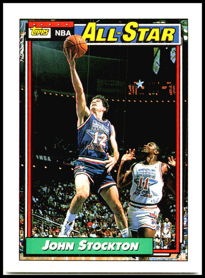 1992-93 Topps #101 John Stockton Utah Jazz