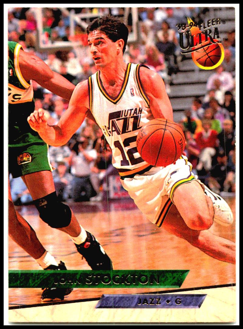 1993-94 Ultra #190 John Stockton Utah Jazz