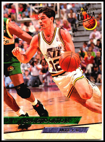 1993-94 Ultra #190 John Stockton Utah Jazz