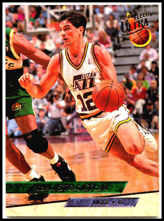 1993-94 Ultra #190 John Stockton Utah Jazz