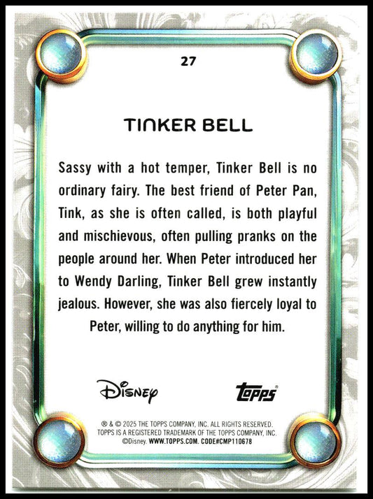 2025 Topps Disney Wonder #27 Tinker Bell