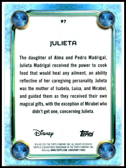 2025 Topps Disney Wonder FoilFractor #97 Julieta