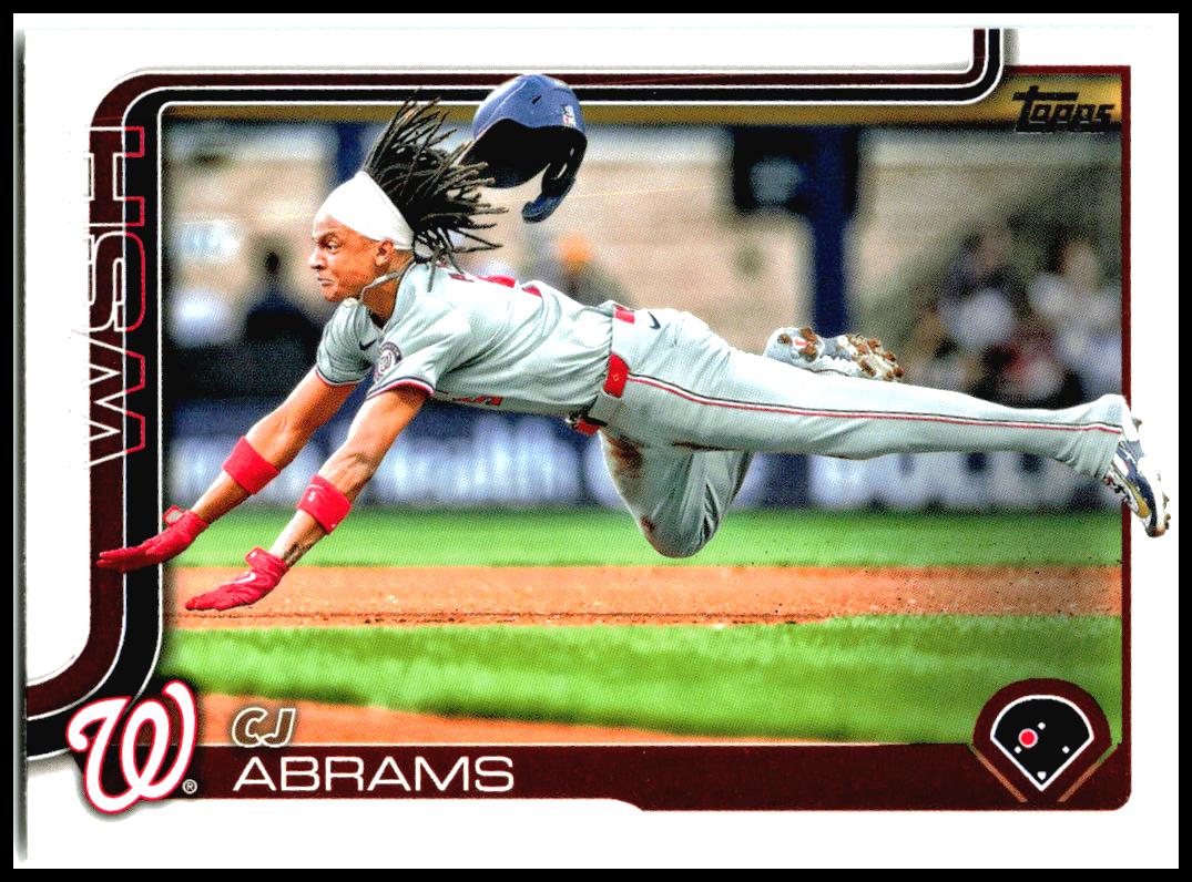 2025 Topps #122 CJ Abrams Washington Nationals