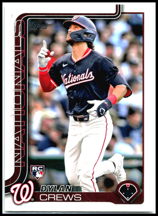 2025 Topps #74 Dylan Crews Rookie Washington Nationals