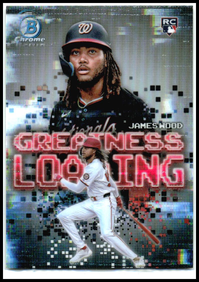 2025 Bowman Greatness Loading #GL-20 James Wood Washington Nationals