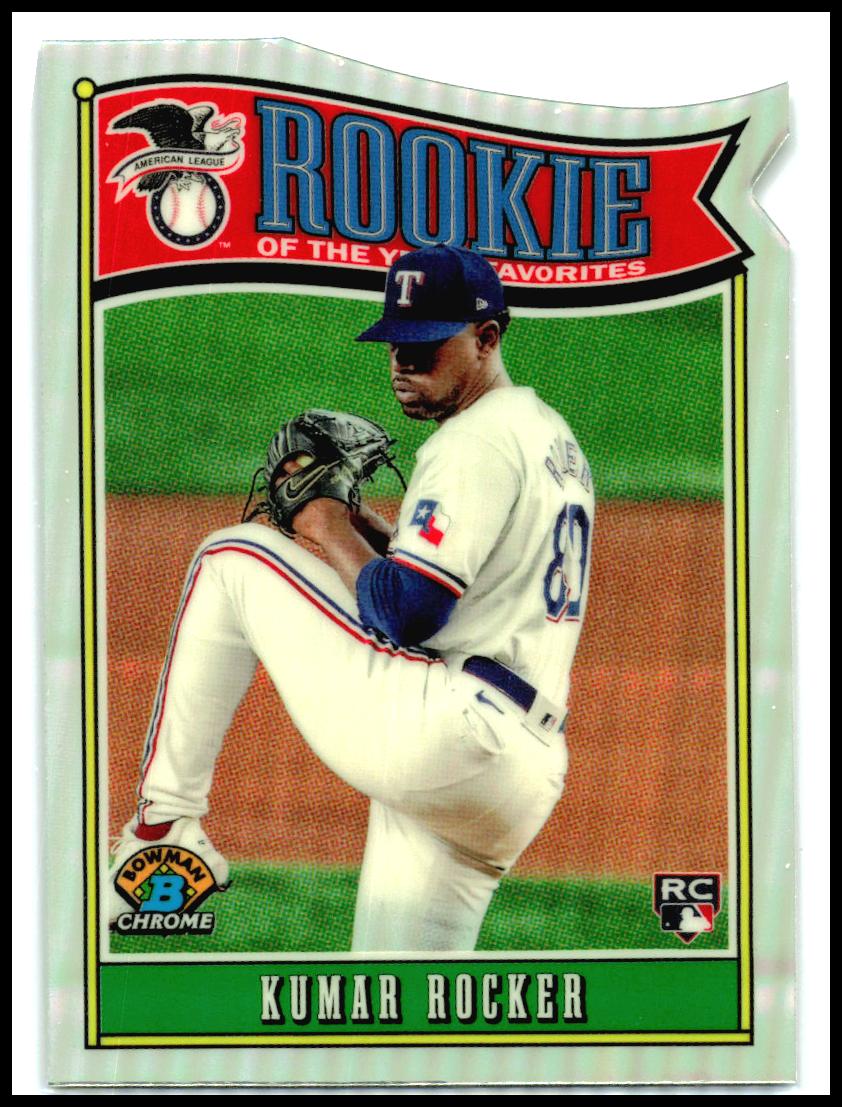 2025 Bowman Rookie of the Year Favorites #ROY-5 Kumar Rocker Texas Rangers