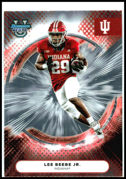 2025 Bowman University Best #77 Lee Beebe Jr. Indiana Hoosiers
