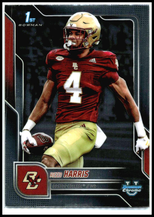 2025 Bowman University Chrome #93 Reed Harris Boston College Eagles
