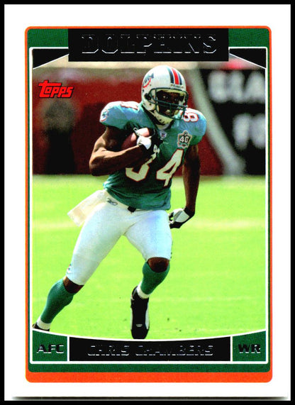 2006 Topps #110 Chris Chambers Miami Dolphins