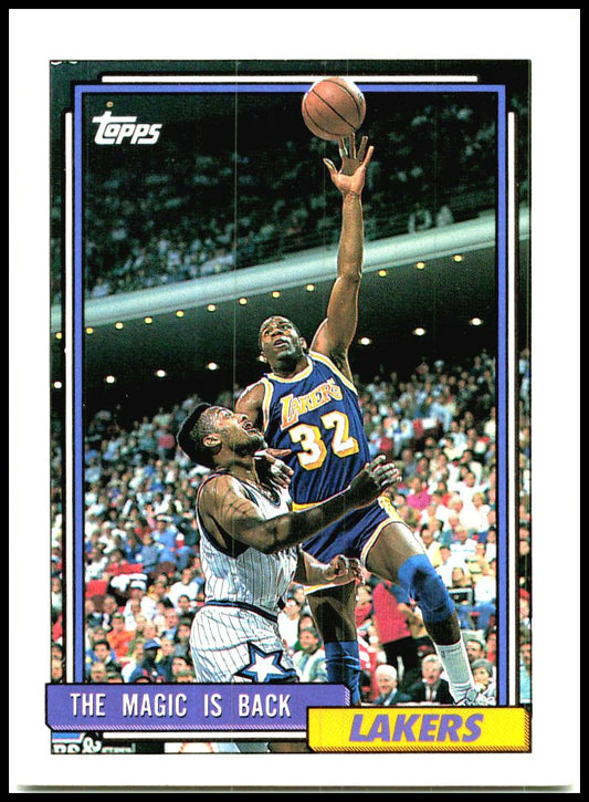 1992-93 Topps #54 Magic Johnson Los Angeles Lakers