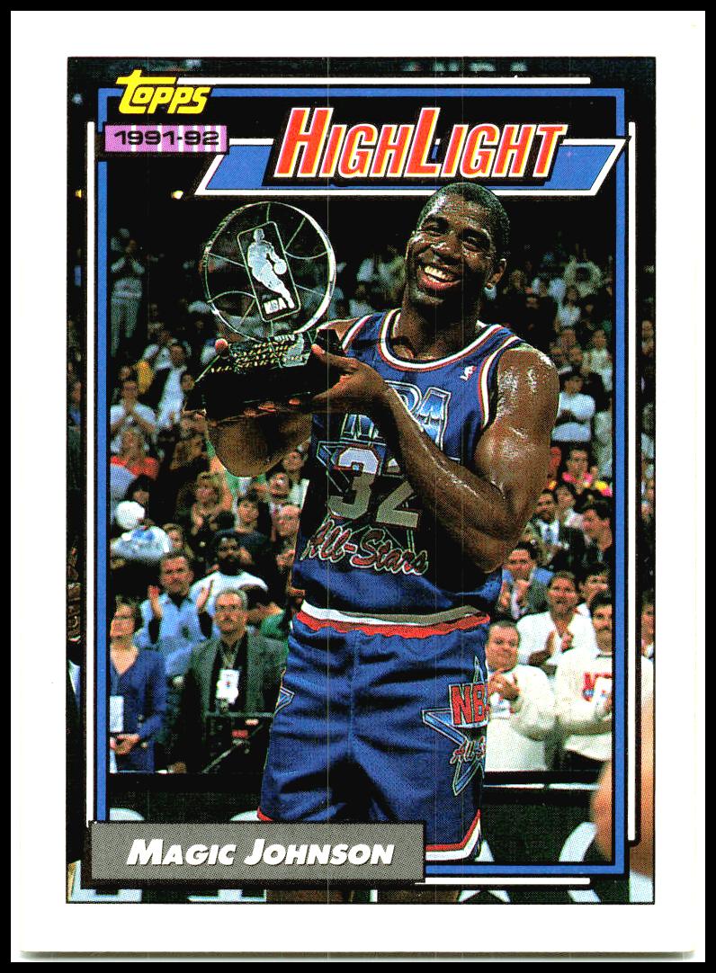 1992-93 Topps #2 Magic Johnson Los Angeles Lakers
