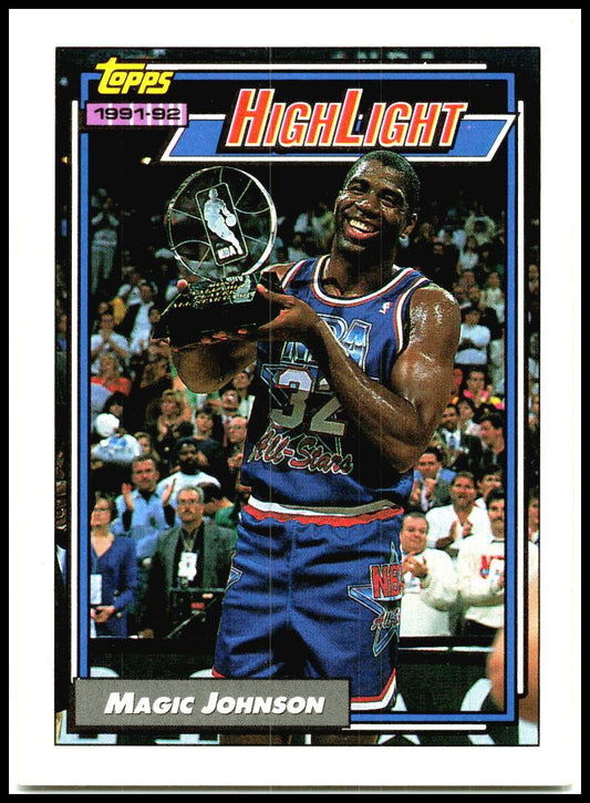1992-93 Topps #2 Magic Johnson Los Angeles Lakers